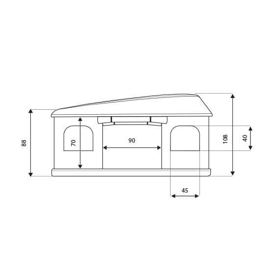 Autohome Dachzelt - Maggiolina Grand Tour 360 Roof Top Tents measures